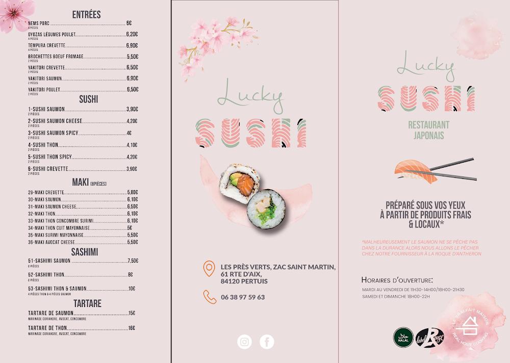 Lucky Sushi - Menu Image 1